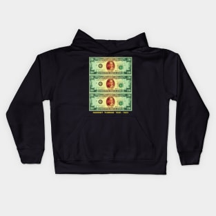 Harriet Tubman $20 Bills Kids Hoodie